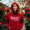 C & Win Sports Proud Member Of The Naughty List Hoodie Red / S - C & Win Sports